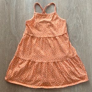 Strappy tiered polka dot dress - little girls XS (4/5)